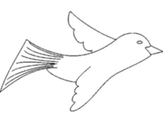 Sticker Custom Preview Image #017956 Animals Cartoons Bird Flying02