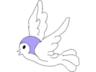 Sticker Custom Preview Image #017958 Animals Cartoons Bird Flying04