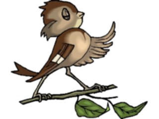 Sticker Custom Preview Image #017982 Animals Cartoons Bird Proud