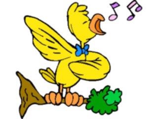 Sticker Custom Preview Image #017992 Animals Cartoons Bird Singing3