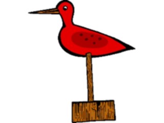Sticker Custom Preview Image #017997 Animals Cartoons Bird Statue