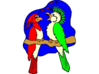 Sticker Custom Preview Image #018021 Animals Cartoons Birdsin Love1