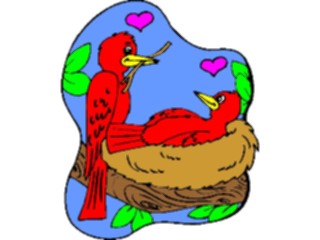 Sticker Custom Preview Image #018022 Animals Cartoons Birdsin Love2