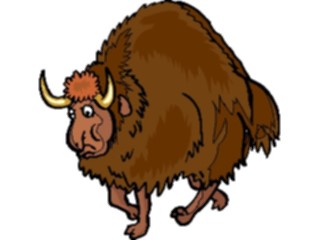 Sticker Custom Preview Image #018029 Animals Cartoons Bison2
