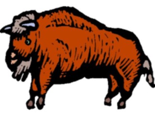 Sticker Custom Preview Image #018030 Animals Cartoons Bison3