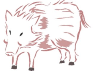 Sticker Custom Preview Image #018037 Animals Cartoons Boar4