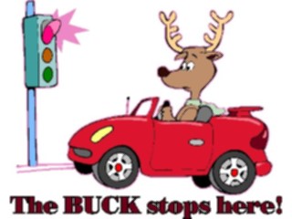 Sticker Custom Preview Image #018045 Animals Cartoons Buck Stops Here