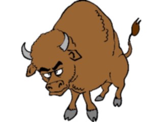 Sticker Custom Preview Image #018050 Animals Cartoons Buffalo5