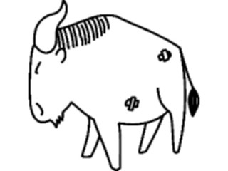 Sticker Custom Preview Image #018075 Animals Cartoons Bull01
