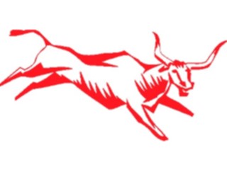 Sticker Custom Preview Image #018078 Animals Cartoons Bull04