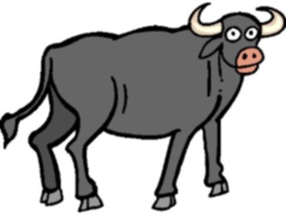 Sticker Custom Preview Image #018086 Animals Cartoons Bull12