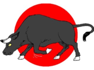 Sticker Custom Preview Image #018088 Animals Cartoons Bull14