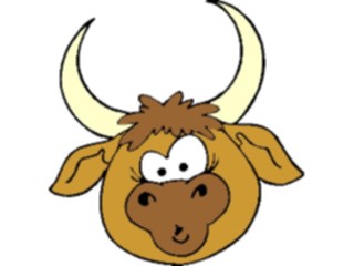 Sticker Custom Preview Image #018096 Animals Cartoons Bull22