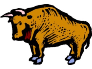 Sticker Custom Preview Image #018098 Animals Cartoons Bull24