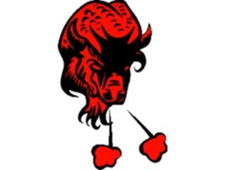 Sticker Custom Preview Image #018120 Animals Cartoons Bull Snorting