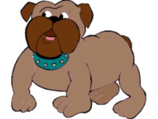 Sticker Custom Preview Image #018130 Animals Cartoons Bulldog5