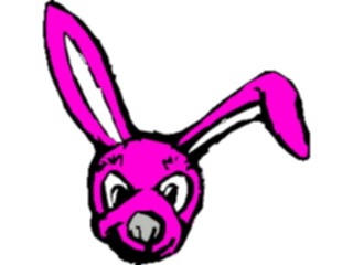 Sticker Custom Preview Image #018141 Animals Cartoons Bunny Scary