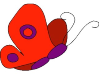 Sticker Custom Preview Image #018144 Animals Cartoons Butterfly02