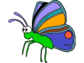 Sticker Custom Preview Image #018147 Animals Cartoons Butterfly05