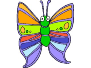 Sticker Custom Preview Image #018148 Animals Cartoons Butterfly06