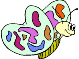 Sticker Custom Preview Image #018168 Animals Cartoons Butterfly26