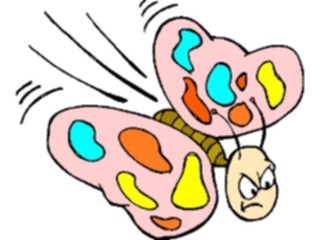 Sticker Custom Preview Image #018170 Animals Cartoons Butterfly28