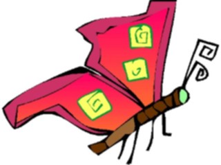 Sticker Custom Preview Image #018173 Animals Cartoons Butterfly31