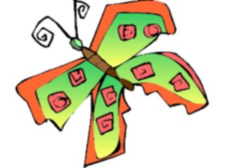 Sticker Custom Preview Image #018175 Animals Cartoons Butterfly33