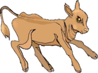 Sticker Custom Preview Image #018183 Animals Cartoons Calf1