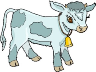Sticker Custom Preview Image #018184 Animals Cartoons Calf2