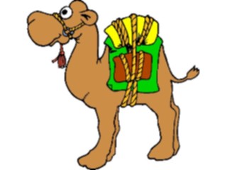 Sticker Custom Preview Image #018217 Animals Cartoons Camelwith Gear
