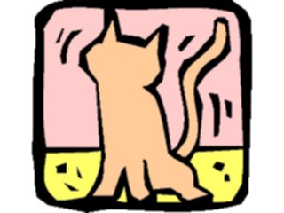 Sticker Custom Preview Image #018226 Animals Cartoons Cat05