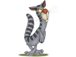 Sticker Custom Preview Image #018250 Animals Cartoons Cat Angry3