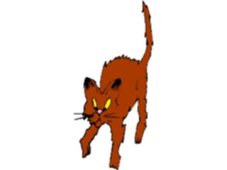 Sticker Custom Preview Image #018288 Animals Cartoons Cat Cautious