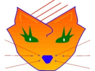 Sticker Custom Preview Image #018335 Animals Cartoons Cat Face7