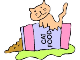 Sticker Custom Preview Image #018347 Animals Cartoons Cat Food04