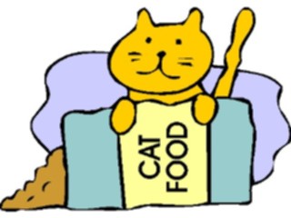 Sticker Custom Preview Image #018351 Animals Cartoons Cat Food08