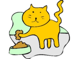 Sticker Custom Preview Image #018356 Animals Cartoons Cat Food13