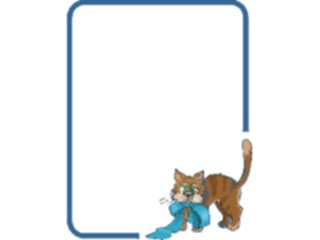Sticker Custom Preview Image #018359 Animals Cartoons Cat Frame3