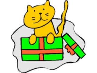 Sticker Custom Preview Image #018363 Animals Cartoons Cat Gift