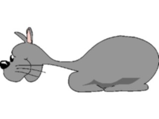 Sticker Custom Preview Image #018395 Animals Cartoons Cat Laying Down