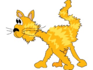 Sticker Custom Preview Image #018402 Animals Cartoons Cat Looking2