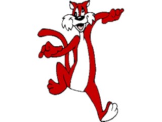 Sticker Custom Preview Image #018403 Animals Cartoons Cat Loony