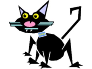 Sticker Custom Preview Image #018426 Animals Cartoons Cat Offbeat2
