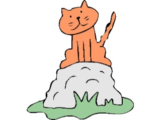 Sticker Custom Preview Image #018438 Animals Cartoons Caton Rock