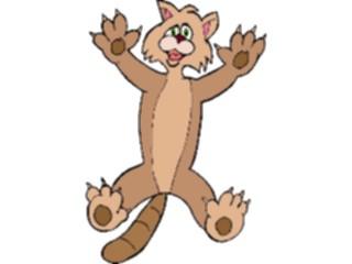 Sticker Custom Preview Image #018471 Animals Cartoons Cat Scared3