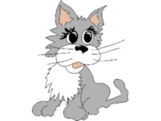 Sticker Custom Preview Image #018485 Animals Cartoons Cat Shocked2