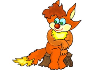 Sticker Custom Preview Image #018492 Animals Cartoons Cat Sitting4