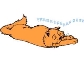 Sticker Custom Preview Image #018495 Animals Cartoons Cat Sleeping2