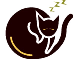 Sticker Custom Preview Image #018496 Animals Cartoons Cat Sleeping3